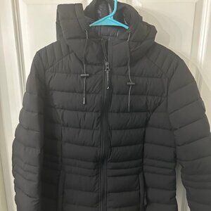 Nautica Women's Lightweight Puffer Jacket / Hooded / Size Large / Pre-Owned